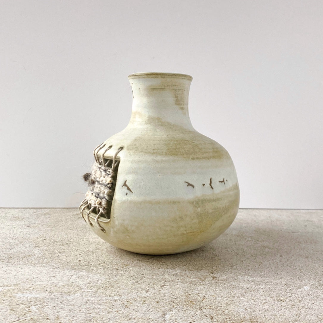 Vase with Mini Tapestry
